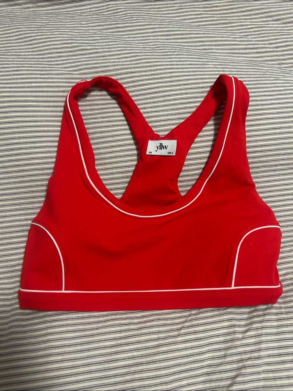 Aster Contour Sports Bra in Ruby